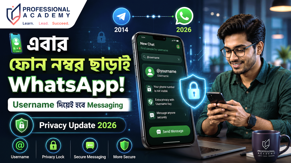 WhatsApp Username Feature 2026: এবার আর ফোন নম্বর শেয়ার করতে হবে না!
